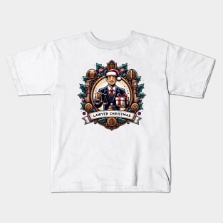 Lawyer Christmas Kids T-Shirt